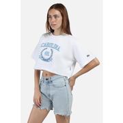 North Carolina Hype And Vice Giant Logo Track Top Cropped Tee